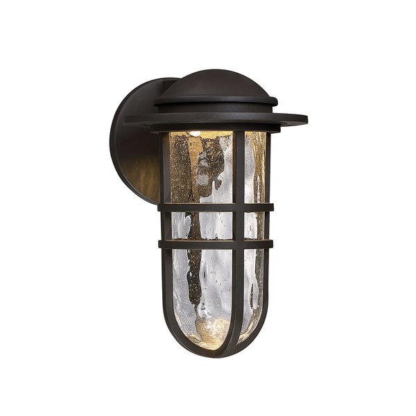 Dweled Steampunk 13in LED Indoor and Outdoor Wall Light 3000K in Bronze WS-W245